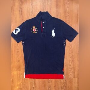 Vintage Polo Ralph Lauren Big Pony Rugby Shirt Size M (Mercer RL Polo Team)